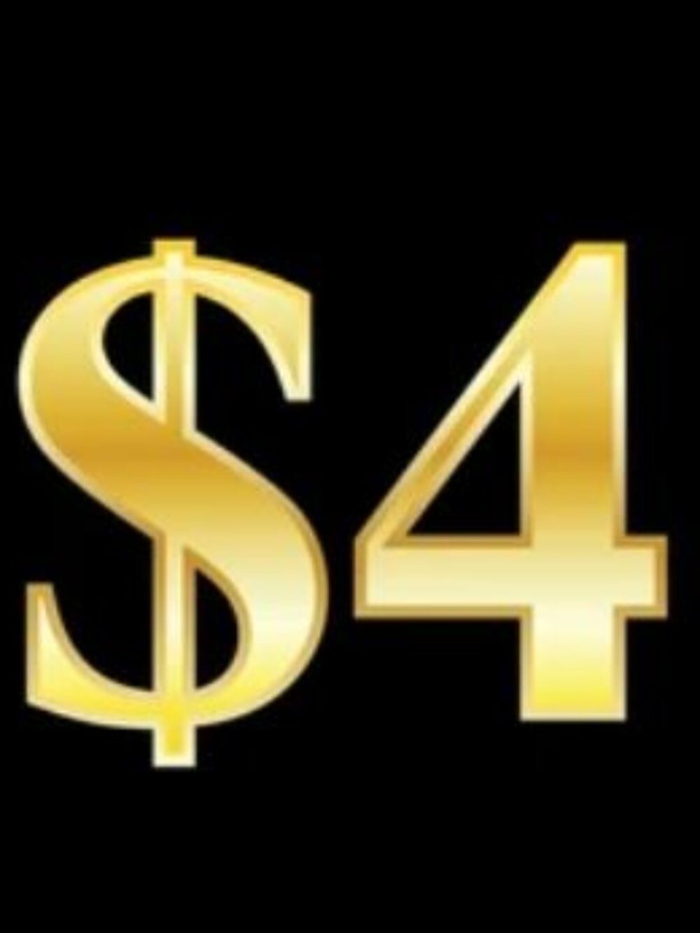 $4 LIVE SHOW Please bid responsibly. NO RETURNS